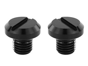 قطعتان من ALEOED للدراجة النارية M10x1.25 برغي بفتحات المرآة يناسب Yamaha FZ-07 FZ-09 MT-07 MT-09FZ Honda CRF250 CB500F CRF1000L XL700V NC750X BMW G310 Kawasaki Ducati Suzuki (يسار ويمين)