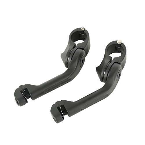TCMT 32mm 1.25 "Chrome طويل بزاوية واقي محرك السرعة يناسب Harley Davidson Touring Road Electra Street Glide Road King Dyna Sportster (2 X Mounting Clamps ، Matte Black) TCMT 32mm 1.25 "Chrome طويل بزاوية واقي محرك السرعة يناسب Harley Davidson Touring Road Electra Street Glide Road King Dyna Sportster (2 X Mounting Clamps ، Matte Black)