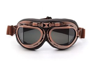 نظارات Kucehiup Vintage Aviator Goggles للدراجات النارية