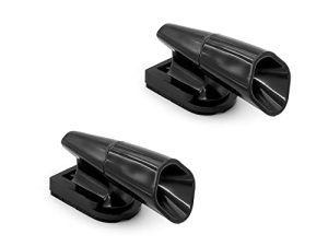 8 sanlione Deer Whistles للسيارة ، عبوتان من تنبيه بالموجات فوق الصوتية وغزلان الرياح لتفادي تصادم الحيوانات ، وأجهزة تحذير الغزلان للمركبات والدراجات النارية (أسود)