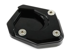 مكبر حامل جانبي للدراجة النارية Xitomer ، مناسب لـ CB125R / CBR500R / CB500F / CB500X / CB125R / CB300R / CB650R / CBR650R / CB400X ، أحذية بمسند ، لوح تمديد موسع (أسود)