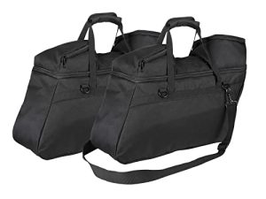 ANASES دراجة نارية Saddlebag أكياس بطانة من الصعب إدراج حقيبة تخزين حقيبة الأمتعة مناسبة ل 1993-2022 Harley Touring Electra Glide Road Glide Street Glide Road King زوج واحد