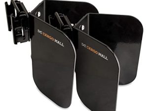DC Cargo Mall قطعتان ، ذراع عجلة E-Track للدراجة النارية ، أسود - ذراع عجلة E-Track للدراجات الترابية - يدعم إطارات يصل عرضها حتى 6 بوصات - ملحقات E-Track