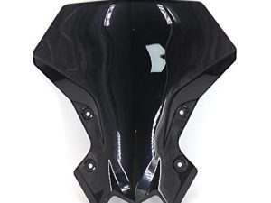 Halifu 2021 2020 لـ KAWASAKI Z900 Z 900 ملحقات جديدة للدراجات النارية حاجب الرياح الزجاج الأمامي حاجب الهواء (أسود)