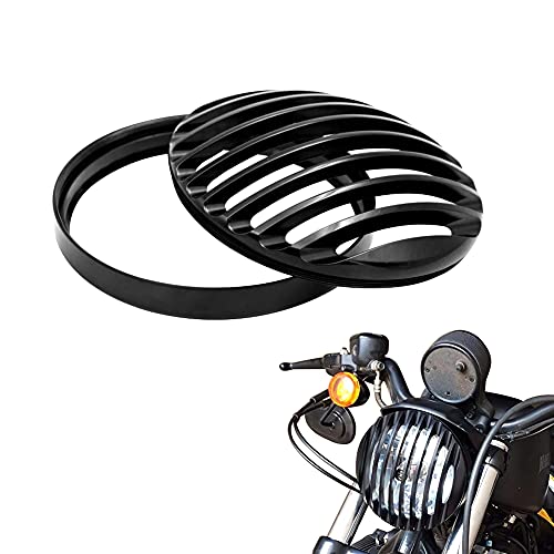 غطاء شواء أمامي أسود من الألومنيوم مقاس 5 3/4 بوصة لسيارة Sportster Roadster XL1200R XL883883 مخصص XL883C / XL1200C منخفض XL883L / XL1200L حديد 883 XL883N غطاء شواء أمامي أسود من الألومنيوم مقاس 5 3/4 بوصة لسيارة Sportster Roadster XL1200R XL883883 مخصص XL883C / XL1200C منخفض XL883L / XL1200L حديد 883 XL883N