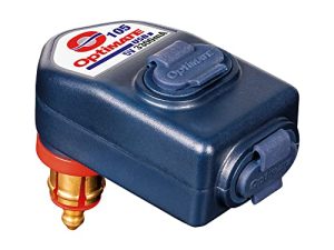 شاحن USB Tecmate Optimate USB O-105 ، 3300mA مزدوج الإخراج مانع لتسرب الماء ، مع مقبس الدراجة (متوافق مع BMW ، Triumph أو Ducati MultiStrada)