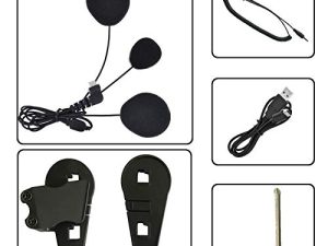 Yaconob Motorcycle Headset BT-S3 Type C Headphone Accessories (Soft Microphone)