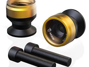 MZS 6MM Swingarm Spools Sliders Stand CNC Universal M6 Gold متوافق مع YZF R1 R3 R6 R6S YZF600R FZ1 FZ6 FZ6R FZ8 FJ09 FZ09 FZ10 MT09 MT10 XSR900 FJR1300 XTZ1200 RSV4 821899959