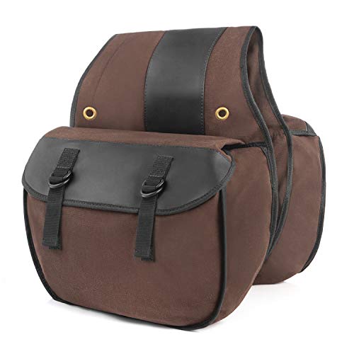 Nomad USA Quick-Easy Universal Fit Throw Over Motorcycle Canvas Biker Cargo Saddlebags (كاكي) Nomad USA Quick-Easy Universal Fit Throw Over Motorcycle Canvas Biker Cargo Saddlebags (كاكي)