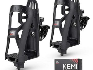 حامل أكواب kemimoto ATV ، زوج من حوامل مشروبات الدراجات النارية المطورة ، حامل زجاجة ماء للدراجة مزود بمشابك معدني 0.6 بوصة -1.56 بوصة لعربة الجولف والدراجات النارية ATV
