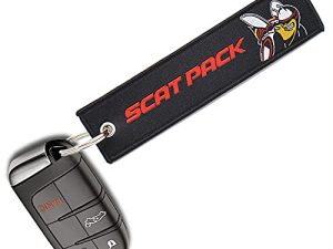 علامة ISCHWA Keychain مع حلقة رئيسية ، EDC للدراجات النارية والدراجات البخارية والسيارات والهدايا
