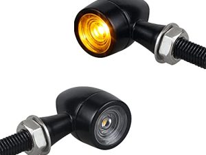 QUASCO Led للدراجات النارية بدوره إشارة أضواء العالمي البسيطة الأمامية الوامض متوافق مع Harley Honda Kawasaki Suzuki Triumph Yamaha