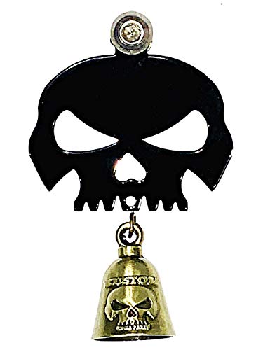 Kustom Cycle Parts Universal Gloss Black Skull Bell Hanger مع جرس نحاسي - بولت وحلقة متضمنة. يناسب جميع دراجات هارلي ديفيدسون النارية والمزيد! صنع بفخر في الولايات المتحدة الأمريكية! (نحاس) Kustom Cycle Parts Universal Gloss Black Skull Bell Hanger مع جرس نحاسي - بولت وحلقة متضمنة. يناسب جميع دراجات هارلي ديفيدسون النارية والمزيد! صنع بفخر في الولايات المتحدة الأمريكية! (نحاس)