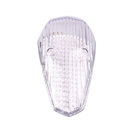 مصباح خلفي لفرامل LED متكامل للدراجة النارية من Mallofusa متوافق مع HONDA SHADOW AERO 750 2004 2005 2006 2007 Clear Len مصباح خلفي لفرامل LED متكامل للدراجة النارية من Mallofusa متوافق مع HONDA SHADOW AERO 750 2004 2005 2006 2007 Clear Len