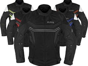 جاكيت للدراجات النارية للرجال Enduro Dualsport Riding وضوح عالية Dirtbike Ce Armor مقاوم للماء طوال الموسم (أسود ، متوسط)