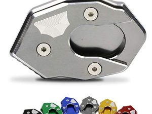 دراجة نارية مسنده موسع القدم الجانب حامل تمديد وسادة دعم لوحة لكاواساكي Z650 Z900 Z1000 Z1000SX ER-6N ZX6R ZX10R