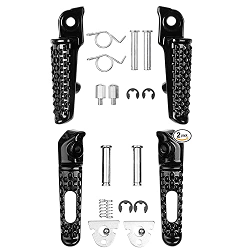 مسند قدم خلفي للدراجة النارية يناسب Honda CBR1000RR 2004-2012 , Honda CBR600RR 2003-2006 , Honda CB1000R 2008-2012 (أمامي + خلفي أسود) مسند قدم خلفي للدراجة النارية يناسب Honda CBR1000RR 2004-2012 , Honda CBR600RR 2003-2006 , Honda CB1000R 2008-2012 (أمامي + خلفي أسود)