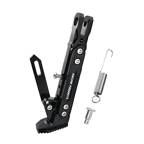 Adsspro Universal Motorcycle Kickstand Accessories Motor Scooter معدّل CNC سبائك الألومنيوم حامل ثلاثي القوائم قابل للتعديل مسند دعم جانب القدم حامل حامل Motorbike Motorbike Motocross Dit Pit Bike Adsspro Universal Motorcycle Kickstand Accessories Motor Scooter معدّل CNC سبائك الألومنيوم حامل ثلاثي القوائم قابل للتعديل مسند دعم جانب القدم حامل حامل Motorbike Motorbike Motocross Dit Pit Bike