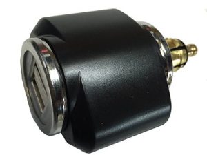 3.3 Amp Hella DIN Plug to Dual Port USB Charger Shorty Socket ، متوافق مع دراجات BMW النارية