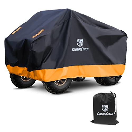 غطاء CoukouCover 300D أسود برتقالي مقاوم للماء غطاء ATV ، غطاء حماية ATV للدراجات الرباعية في جميع الأحوال الجوية في الهواء الطلق ATV ATC رباعي الدراجات (XL 82 بوصة) غطاء CoukouCover 300D أسود برتقالي مقاوم للماء غطاء ATV ، غطاء حماية ATV للدراجات الرباعية في جميع الأحوال الجوية في الهواء الطلق ATV ATC رباعي الدراجات (XL 82 بوصة)