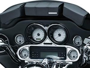 حقيبة تخزين Kuryakyn 5212 Batwing Fairing مع إغلاق مغناطيسي لـ 1996-2013 Harley-Davidson Touring and Trike Motor Motorcycle ، أسود