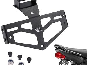 دراجة نارية KEMIMOTO متوافقة مع مجموعات 2022 Navi Fender Eliminator Kits حامل دعامة لوحة ترخيص الدراجة النارية متوافق مع Navi 2022 Tail Tidy