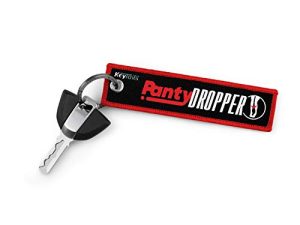 KEYTAILS Keychains Premium Quality Key Tag Cars والشاحنات والدراجات النارية والدراجات الرياضية و USDM و JDM و KDM [Panty Dropper]
