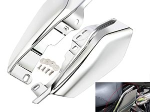 عاكسات الهواء ذات الإطار المتوسط PBYMT واقي حراري متوافق مع Harley Touring Road King Street Electra Glide 2009-2022 (كروم)
