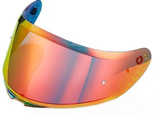 ملحقات خوذة ILM واقيات وجه قابلة للاستبدال لخوذة دراجة نارية كاملة الوجه في الموديل ILM-Z501 (حاجب ملون ، ذهبي)