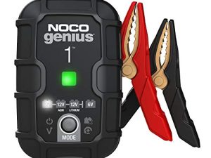 NOCO GENIUS1 ، شاحن بطارية السيارة الذكية 1A ، شاحن السيارة المحمول 6 فولت و 12 فولت ، صيانة البطارية ، شاحن الوشل ومزيل الكبريتات للبطاريات AGM ، الليثيوم ، ATV ، الدراجات النارية وبطاريات الدورة العميقة