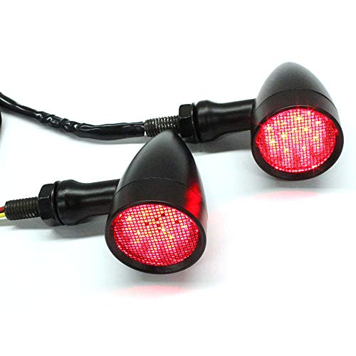 2 قطعة أسود 15 LED للدراجات النارية وقف الفرامل تشغيل مؤشر الانعطاف أضواء حمراء لهارلي هوندا تشوبر (أسود مع ضوء صافي أحمر) 2 قطعة أسود 15 LED للدراجات النارية وقف الفرامل تشغيل مؤشر الانعطاف أضواء حمراء لهارلي هوندا تشوبر (أسود مع ضوء صافي أحمر)