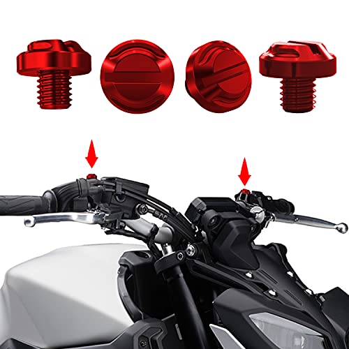 4 قطع من AVERZELLA دراجة نارية حمراء ثقب المقابس 2 عادي + 2 عكس M10x1.25 (أحمر ، M10> 2 عادي + 2 عكس) 4 قطع من AVERZELLA دراجة نارية حمراء ثقب المقابس 2 عادي + 2 عكس M10x1.25 (أحمر ، M10> 2 عادي + 2 عكس)