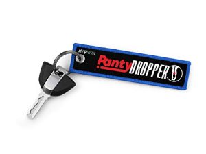 KEYTAILS Keychains Premium Quality Key Tag Cars والشاحنات والدراجات النارية والدراجات الرياضية و USDM و JDM و KDM [Panty Dropper]