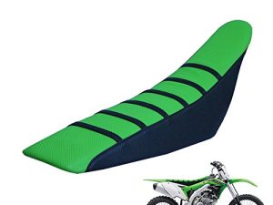 غطاء مقعد مطاطي عالمي للدراجة النارية من الفينيل لـ KLR650 KX450F KX250F KX65 KLX110L KX85 دراجة الترابية Enduro Green