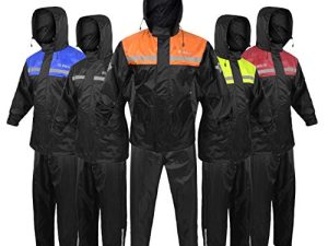 ALPHA CYCLE CYCLE RAIN SUIT (برتقالي ، صغير)