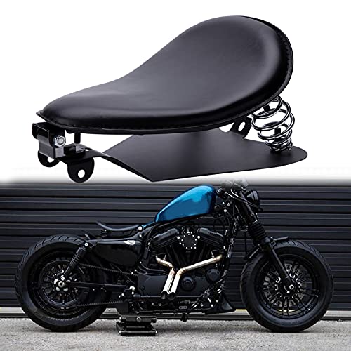 وسادة دراجة نارية سوداء مخصصة للربيع المنفرد بمقعد فردي مجموعة دعامة تثبيت لرياضة Sportster XL1200883 48 Dyna Softail Fatboy مخصص وسادة دراجة نارية سوداء مخصصة للربيع المنفرد بمقعد فردي مجموعة دعامة تثبيت لرياضة Sportster XL1200883 48 Dyna Softail Fatboy مخصص