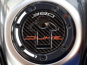 Labelbike - ملصق غطاء وقود حماية ثلاثي الأبعاد للدراجة النارية متوافق مع KTM 390 Duke 2017-2022