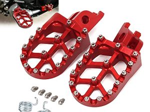 أوتاد قدم الدراجة البخارية JFG RACING ، Billet MX أوتاد قدم للدراجة النارية CR125 / 250 02-07 / CRF150R 07-22 / CRF250R 04-22 / CRF250X 04-17 / CRF450R 02-22 / CRF450RX 17-22 / CRF450X 05-22 CRF250L / م 12-21