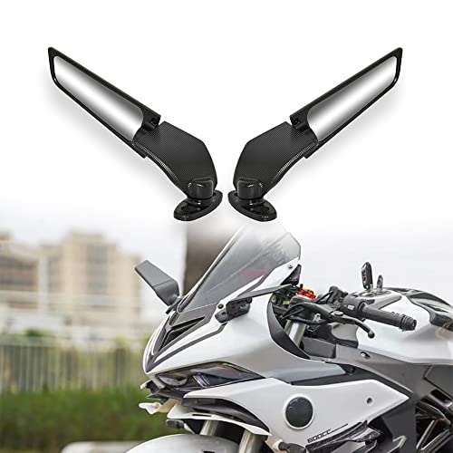 مرايا دراجة نارية من QIDIAN بجناح الرياح ومرايا جانبية دوارة قابلة للتعديل لـ Yama 'YZF R25 R3 R125 R15 V2 V3 مرآة الرؤية الخلفية من الفولاذ المقاوم للصدأ ملحقات جناح الجناح مرايا دراجة نارية من QIDIAN بجناح الرياح ومرايا جانبية دوارة قابلة للتعديل لـ Yama 'YZF R25 R3 R125 R15 V2 V3 مرآة الرؤية الخلفية من الفولاذ المقاوم للصدأ ملحقات جناح الجناح