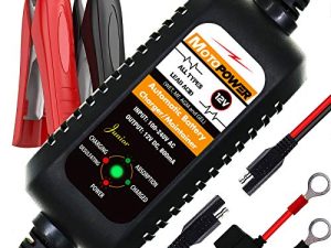 MOTOPOWER MP00205A 12V 800mA شاحن بطارية أوتوماتيكي ، صيانة البطارية ، شاحن هزيلة ، ومزيل كبريتات البطارية