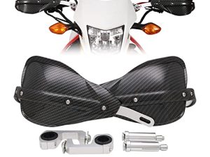 واقيات اليد JFG RACING Dirt Bike ، واقيات يدوية عالمية من ألياف الكربون للدراجات النارية من أجل 7/8 "و 1 1/8" قضيب فرشاة ATV Dirt Pit Bike off Road Motocross Enduro MX