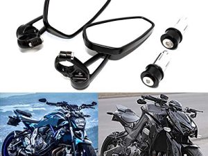 خيارات غنية العالمي الأسود للدراجات النارية 22 مم 7/8 '' بار مرايا الرؤية الخلفية GROM MSX125 CB500F Z125 pro Z650 Z750 Z800 Z900 MT-03 MT-07 FZ-07 MT-09 FZ-09 MT-10 FZ-10 MT-25 FZ6 FZ8 FZ6R SV650 SV1000
