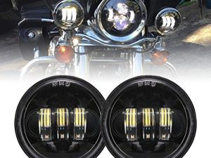 LX-LIGHT 4.5 بوصة LED مساعد بقعة الضباب أضواء مصباح للدراجات النارية العارض مصباح القيادة