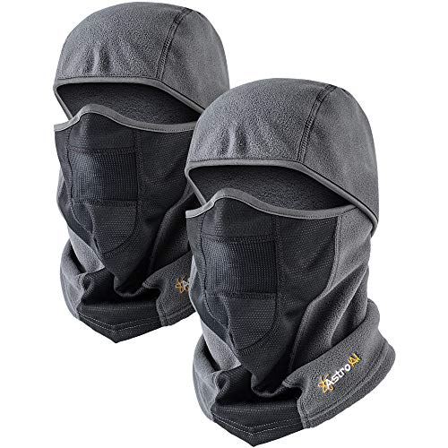 قناع تزلج AstroAI Balaclava للتزلج ، عبوة من قطعتين ، غطاء قناع وجه حراري من الصوف الشتوي للرجال والنساء ، مقاوم للرياح ، مسامي ، معدات الطقس البارد للتزلج ، العمل في الهواء الطلق ، ركوب الدراجات النارية والتزلج على الجليد ، رمادي قناع تزلج AstroAI Balaclava للتزلج ، عبوة من قطعتين ، غطاء قناع وجه حراري من الصوف الشتوي للرجال والنساء ، مقاوم للرياح ، مسامي ، معدات الطقس البارد للتزلج ، العمل في الهواء الطلق ، ركوب الدراجات النارية والتزلج على الجليد ، رمادي