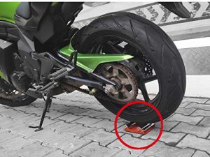 حامل تنظيف عجلة الدراجة النارية Grand Pitstop - استبدال حامل Paddock - حامل بكرة العجلة لتنظيف الإطارات وتشحيم السلسلة - GRoller (متوسط (الدراجات