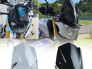 Kacvbei Motorbike Touring الزجاج الأمامي الزجاج الأمامي منحرف الشاشة يناسب BMW G310R G310 R 2016 2017 2018 2019 2020 2021 2022 ملحقات G 310R 16 17 18 19 20 21 22 (دخان)