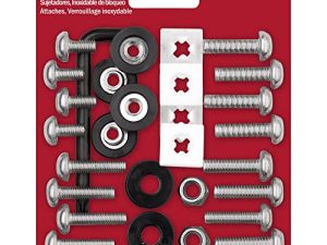 ملحقات كروزر 81500 مثبتات قفل لوحة ترخيص الأجهزة ، Ultimate Kit-Stainless Star Pin