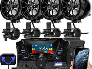 GoHawk TS3-Q Gen.3 مكبرات صوت بلوتوث مقاومة للعوامل الجوية 7 / 8-1.25 بوصة.