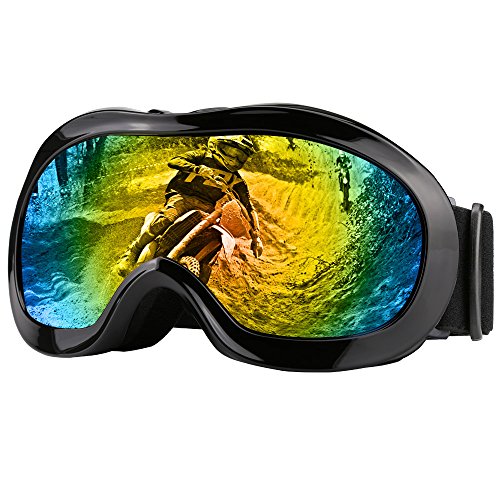 JAMIEWIN ATV Goggles دراجة نارية الترابية دراجة الأشعة فوق البنفسجية حماية التزلج على الطرق الوعرة زجاج سباق للأطفال JAMIEWIN ATV Goggles دراجة نارية الترابية دراجة الأشعة فوق البنفسجية حماية التزلج على الطرق الوعرة زجاج سباق للأطفال