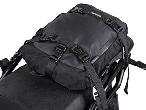 Rhinowalk Motor Pannier Bag 10/20/30L متعددة الوظائف للماء الخلفي الرف الجذع حقيبة مقعد دراجة نارية ، أسود 10L